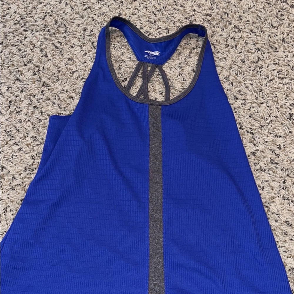 Open back workout tank top